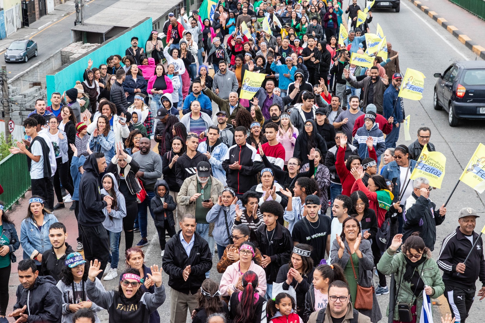 Marcha para Jesus reúne fiéis neste sábado em Ferraz de Vasconcelos