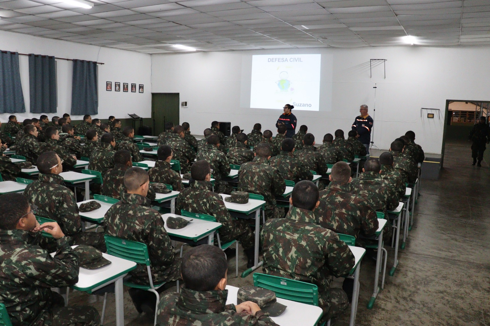 Nupdec em Suzano inicia formação para cem atiradores do Tiro de Guerra