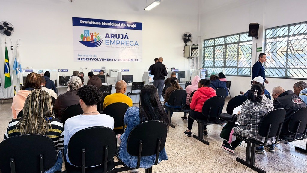 75 vagas de emprego em Arujá são abertas pelo programa Arujá Emprega