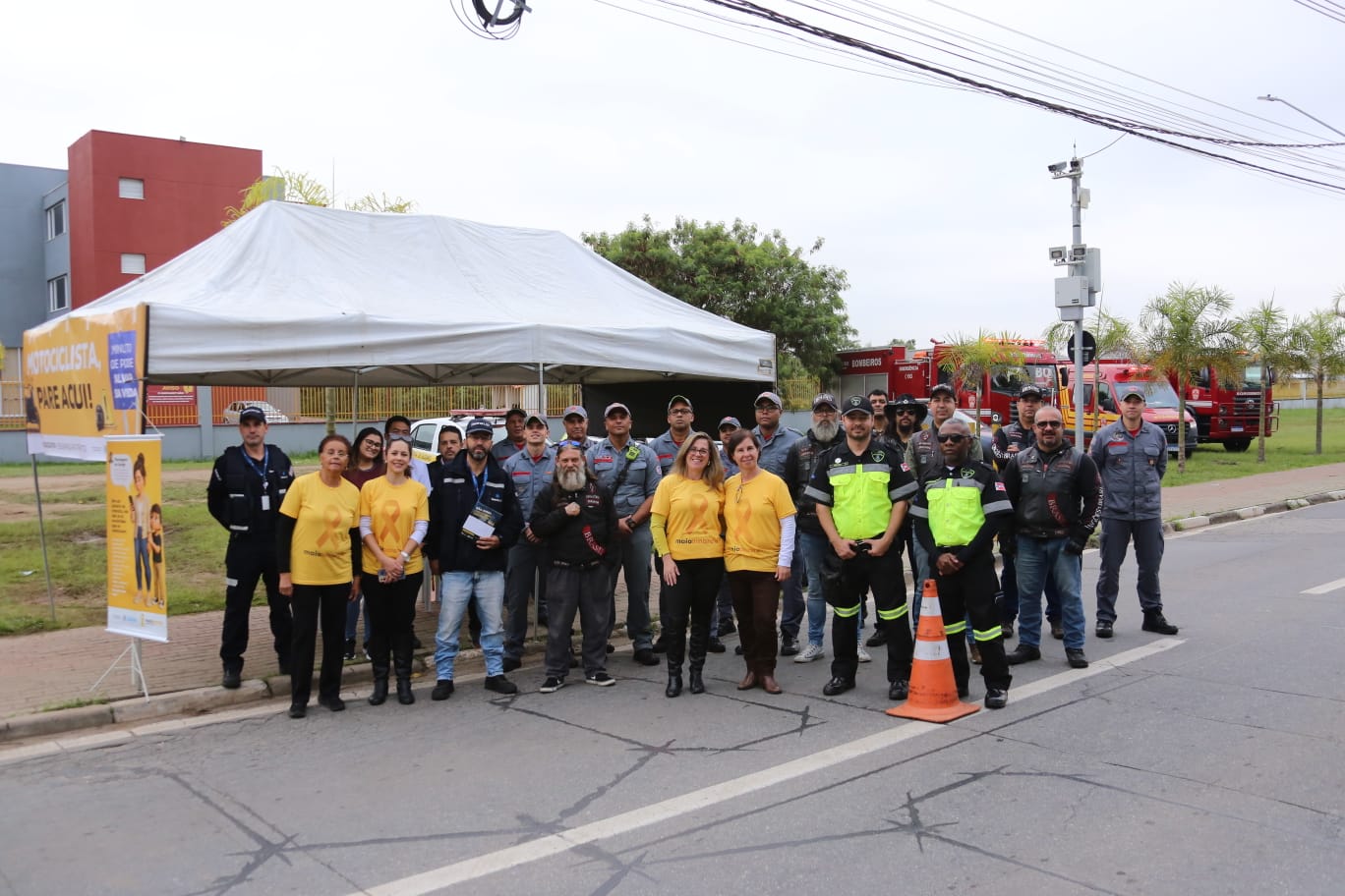 Pit Stop Educativo conscientiza motociclistas e encerra Maio Amarelo em Suzano