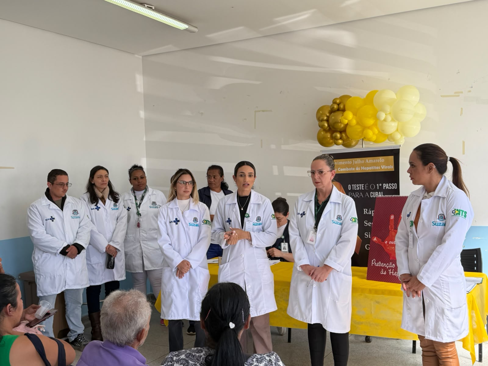Julho Amarelo em Suzano mobiliza mais de mil pessoas e realiza 600 testes rápidos contra hepatites virais