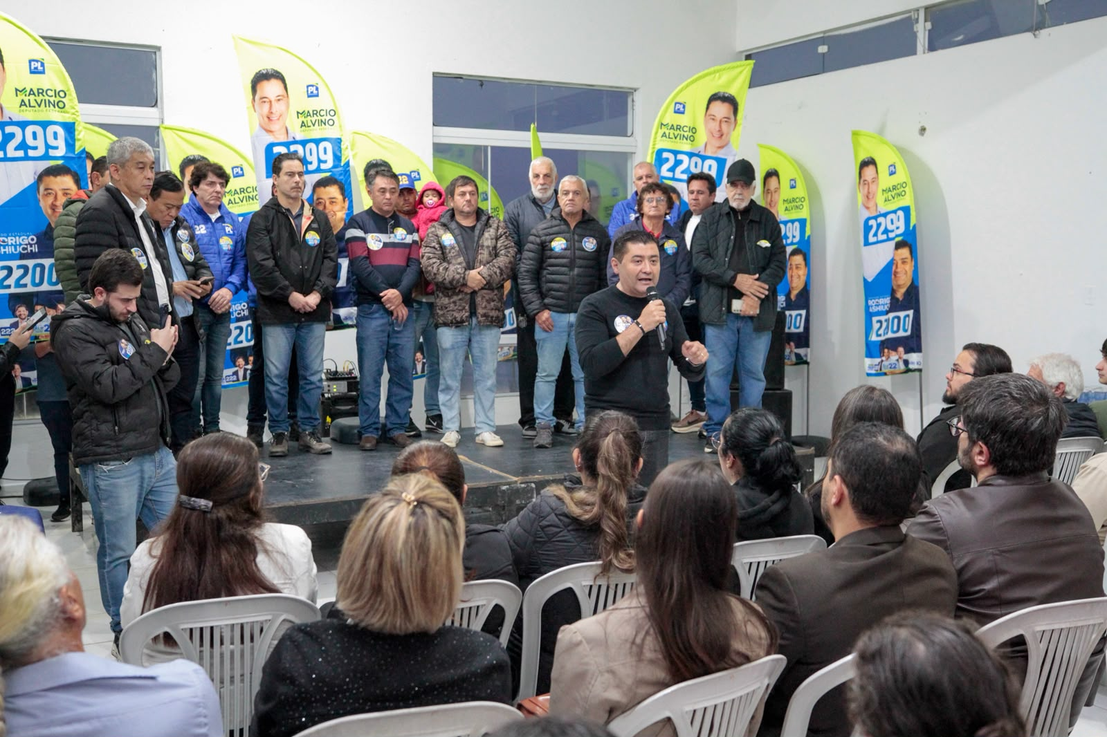 Rodrigo Ashiuchi e Marcio Alvino participam de agendas em Biritiba Mirim